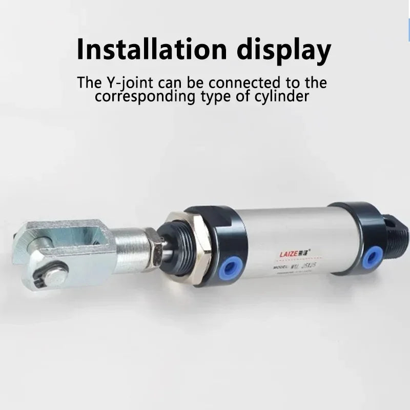 SC Standard Pneumatic Cylinder I/Y Type Mounting Fitting with Pin Connector – Accessory for MAL/MA Air Cylinders