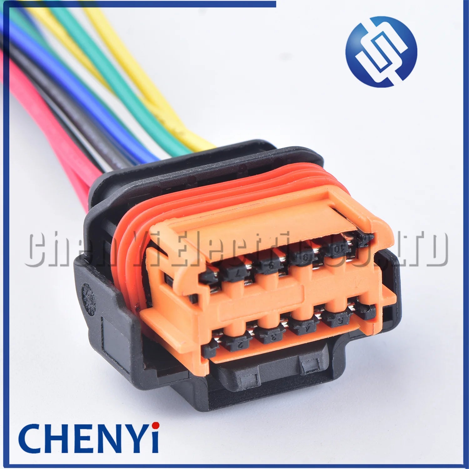 10 Pin/way car headlamp Headlight Lamp plug Cable Harness connector 98788-1201 For Peugeot 307 308 408 3008 Citroen C4L Renault