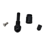 4pcs TPMS Tire Pressure Sensor Valve Stem Repair Kit For BMW 5 Series Black Tire Pressure Sensor Valve Stem Repair Kit