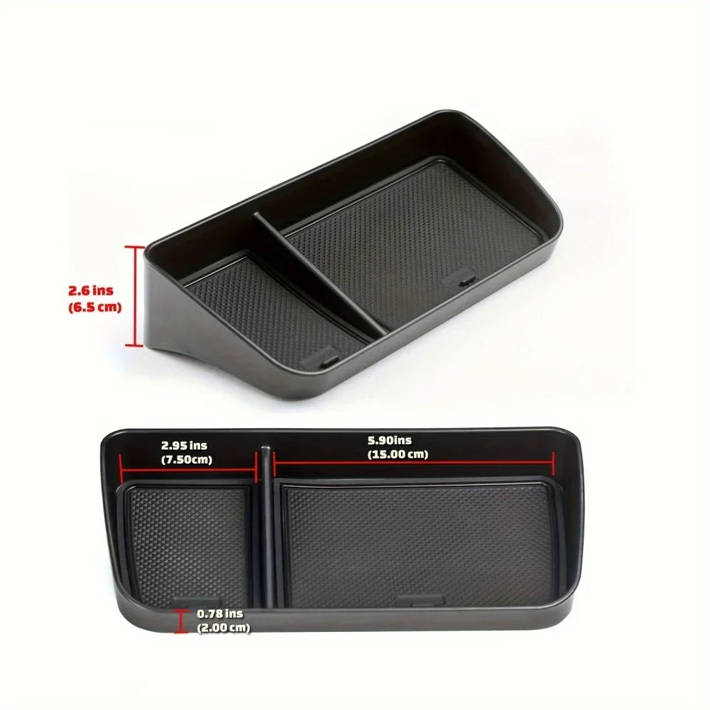 Car Dashboard Tray Box Center Console Display Storage Box Hidden Tray Behind Screen Organizer Sundries Tray Accessories Amagi