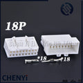 1 set 18 Pin headlight wiper combination switch light plug Window lifter fuse box plug 936213-1 936204-1