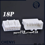 1 set 18 Pin headlight wiper combination switch light plug Window lifter fuse box plug 936213-1 936204-1