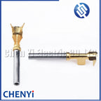 20 Pcs Pin Contact 1062-20-0244 1060-20-0244 brass Gold plating 22-16 AWG Wire Size Crimp Terminals For Deutsch DTM 1.0mm Series