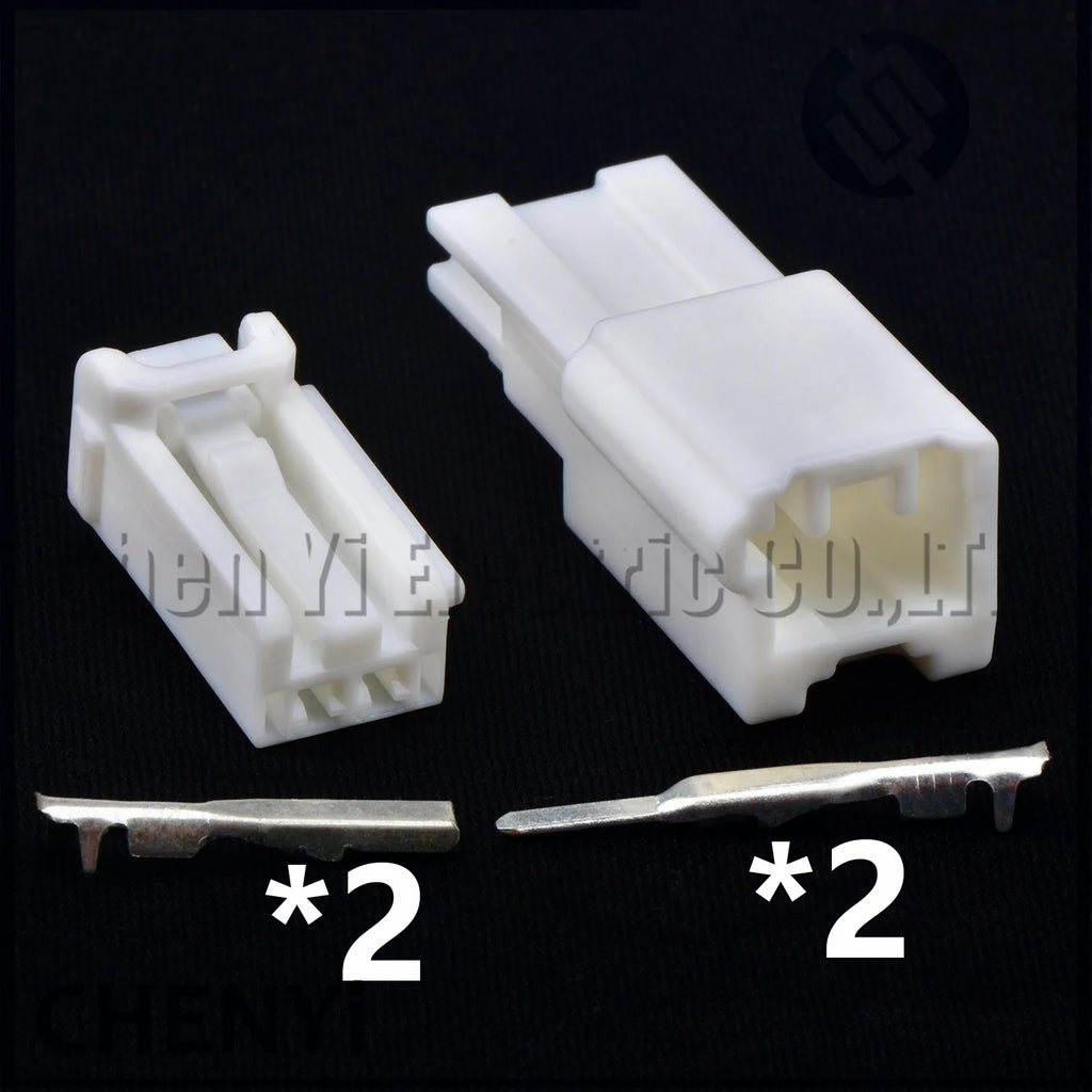 2 Pin Automotive connector Car DVD GPS speaker Wiring Harness Plug 6098-6050 90980-12807 6098-6053 90980-12808 For Toyota Mazda