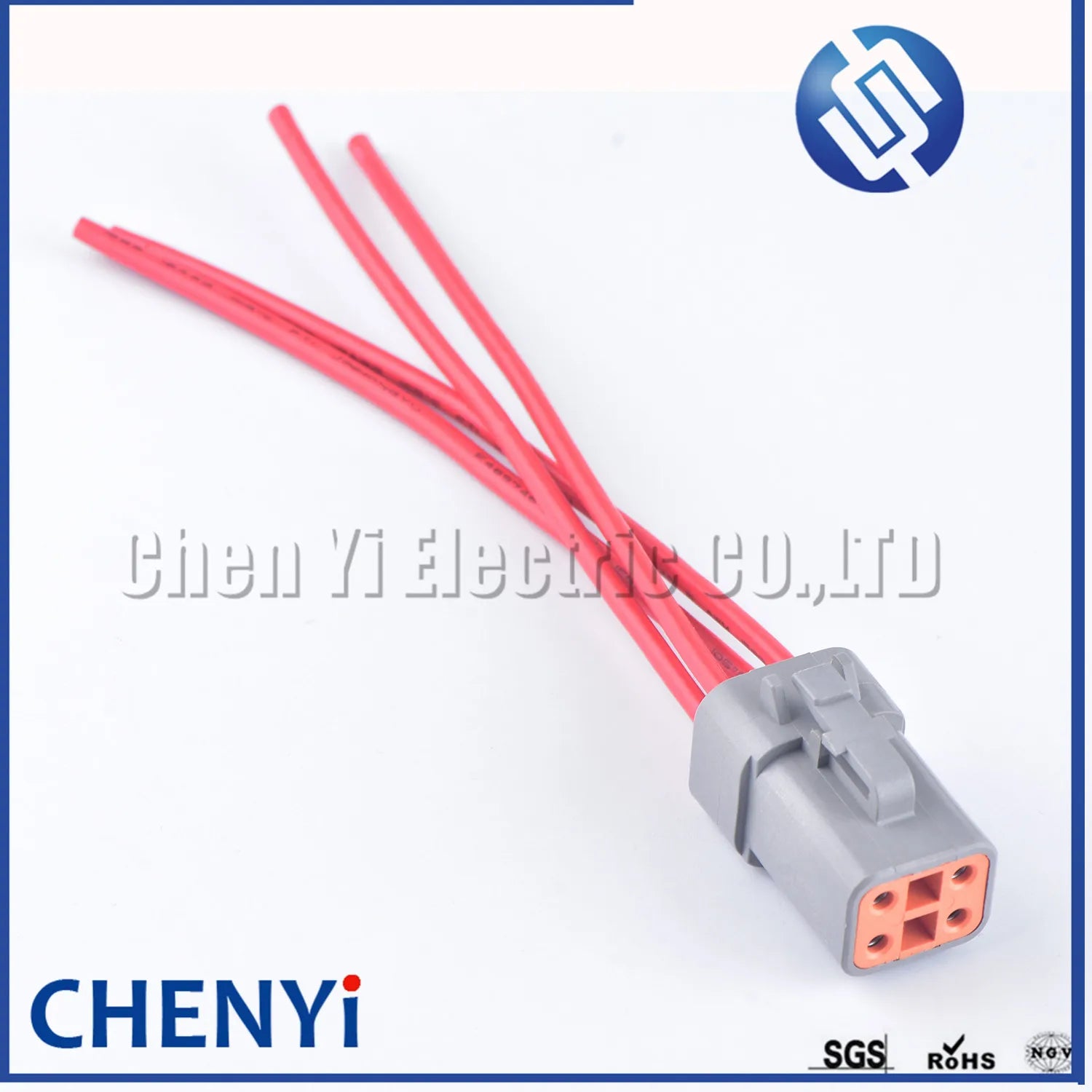 4 Pin Power Connector Plug DTP06-4S DTP04-4P for Cummins Isx 871 ECM Power Connector Module P#3684275RX ECU 4988820 with wires