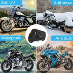 Motorcycle Cover Waterproof All Season Dustproof UV Protective Outdoor Indoor Scooter 210D 420D Wear-resistant Fabric Amagi