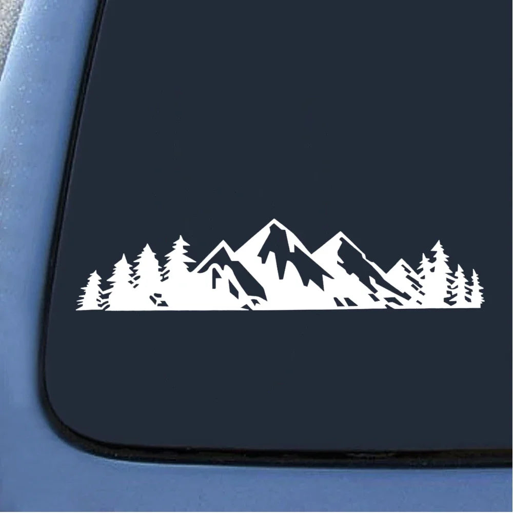 Car Exterior Stickers Forest Snow Mountain Styling Personalized Decals Car  Fashion Decoration Stickers Decorative Accessories