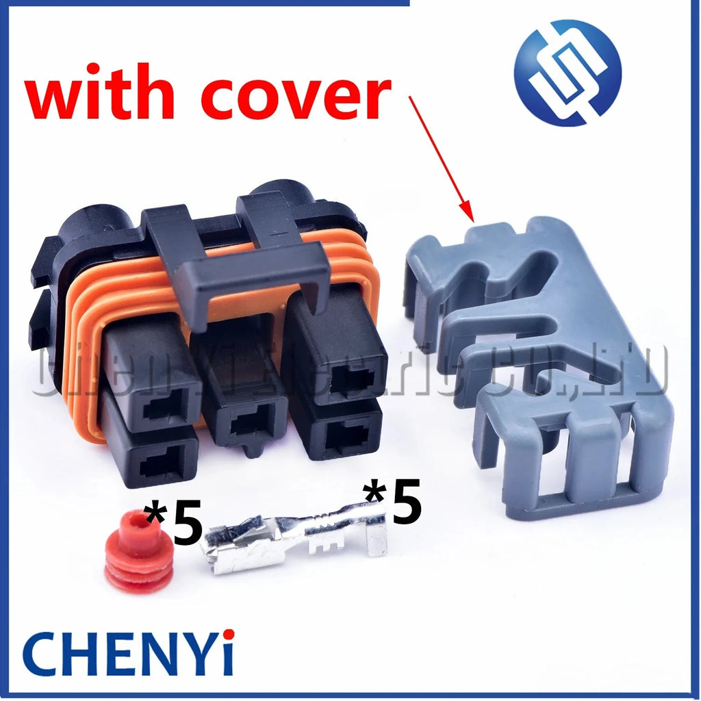 5 Pin 2.8mm series Automotive waterproof Power Connectors Plug 12124630 For detorit Cummins CAT Carter excavator DDEC ECM