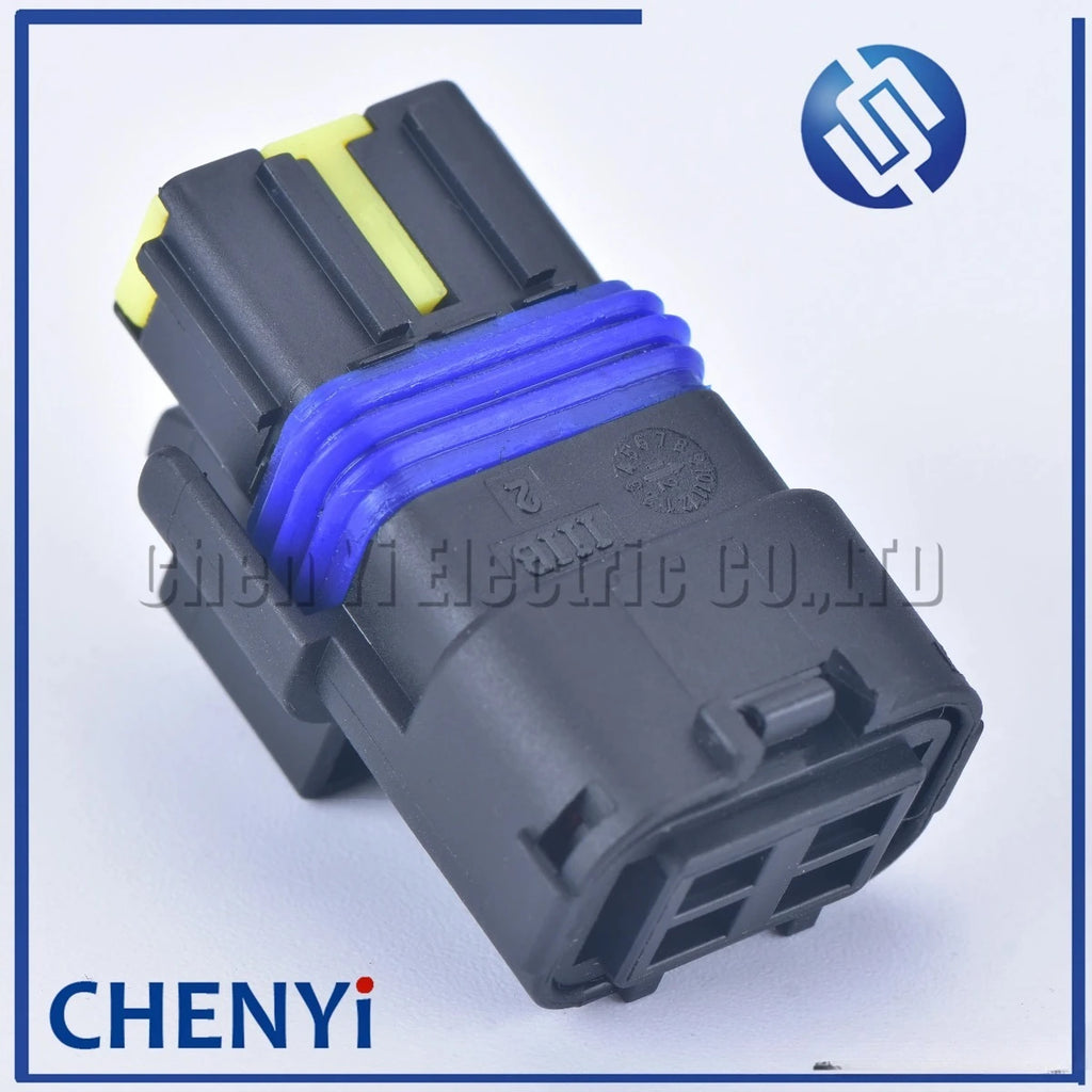 4 Pin female Waterproof Automotive Connector Auto Socket Pressure Sensor harness plug 15369055 SICFHPE04BK
