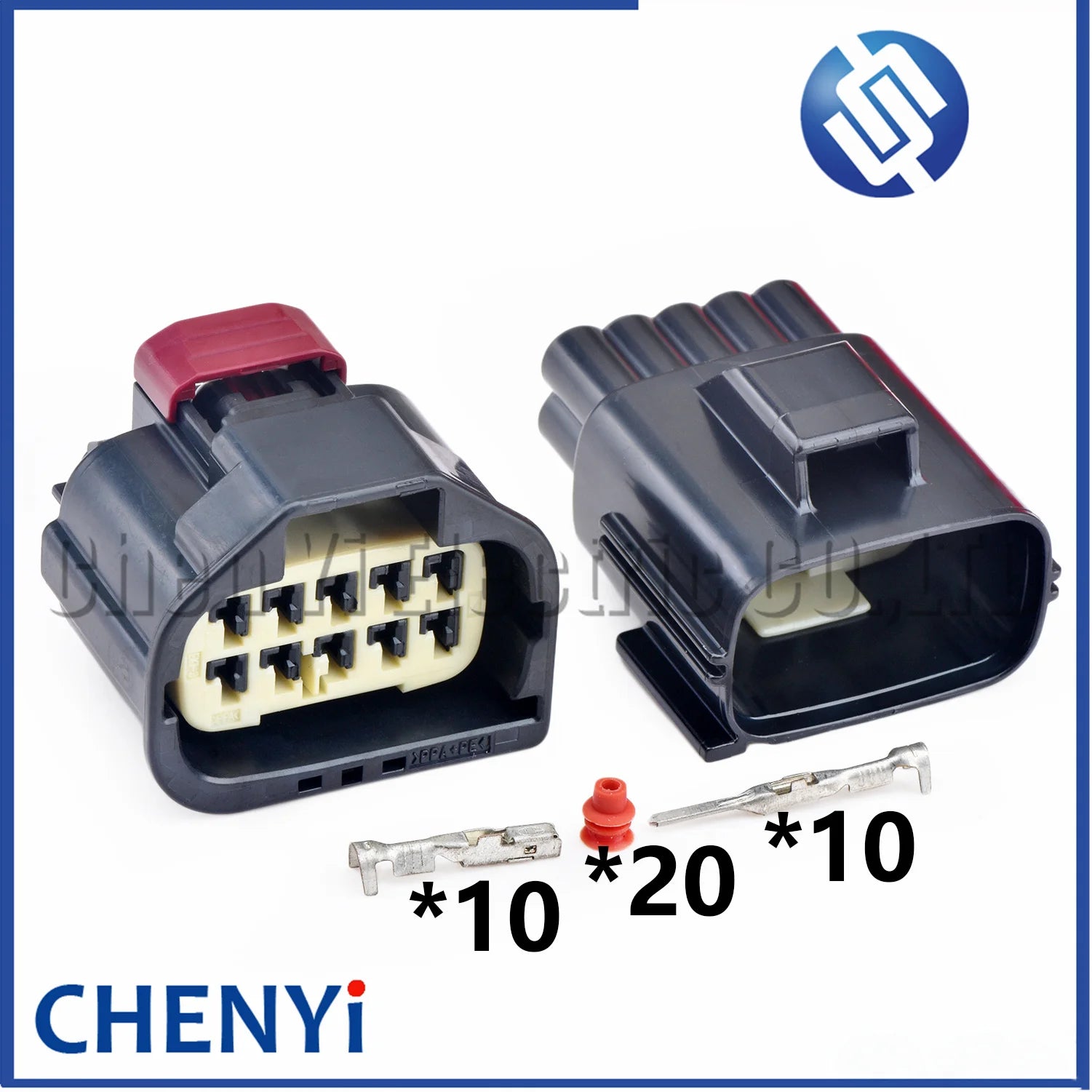 10 Pin Automotive waterproof connector Car radar sensors Wire harness plug 7283-5946-30 7282-5946-30 For Ford Land Rover Volvo