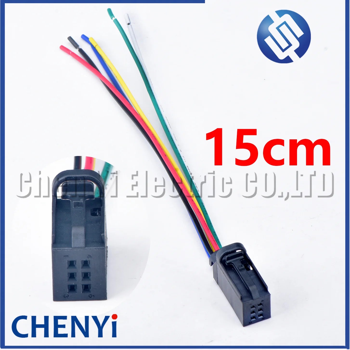 6 Pin Automotive Door Reversing Rear Cover Plug Connector Car Tire Pressure Alarm Plug 1-1534121-5 1534121-2 1534121-3 1534121-1