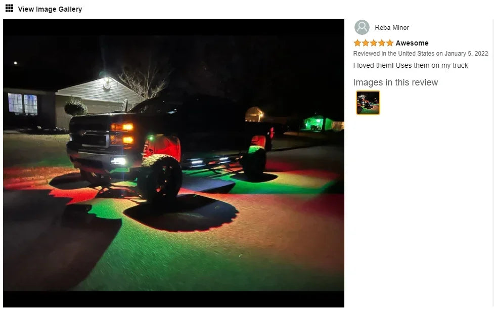 Rock Lights For Trucks 4/6/8/10 Pods RGB LED Rock Lights With APP/Remote Control Music Mode For Pickup Off Road RZR SUV ATV New