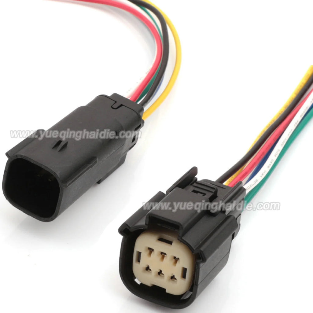 6 PIN Waterproof 1.5mm Series Male Female Connectors Taillight Socket For Ford Mondeo Car Wiring Adapter 33482-0601 33472-0606