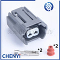 2 Pin Female Waterproof Auto Wire Connector Fuel Injector Car Plug 6195-0043 For Mazda Honda Toyota 2.2 mm DL 090