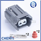 2 Pin Female Waterproof Auto Wire Connector Fuel Injector Car Plug 6195-0043 For Mazda Honda Toyota 2.2 mm DL 090