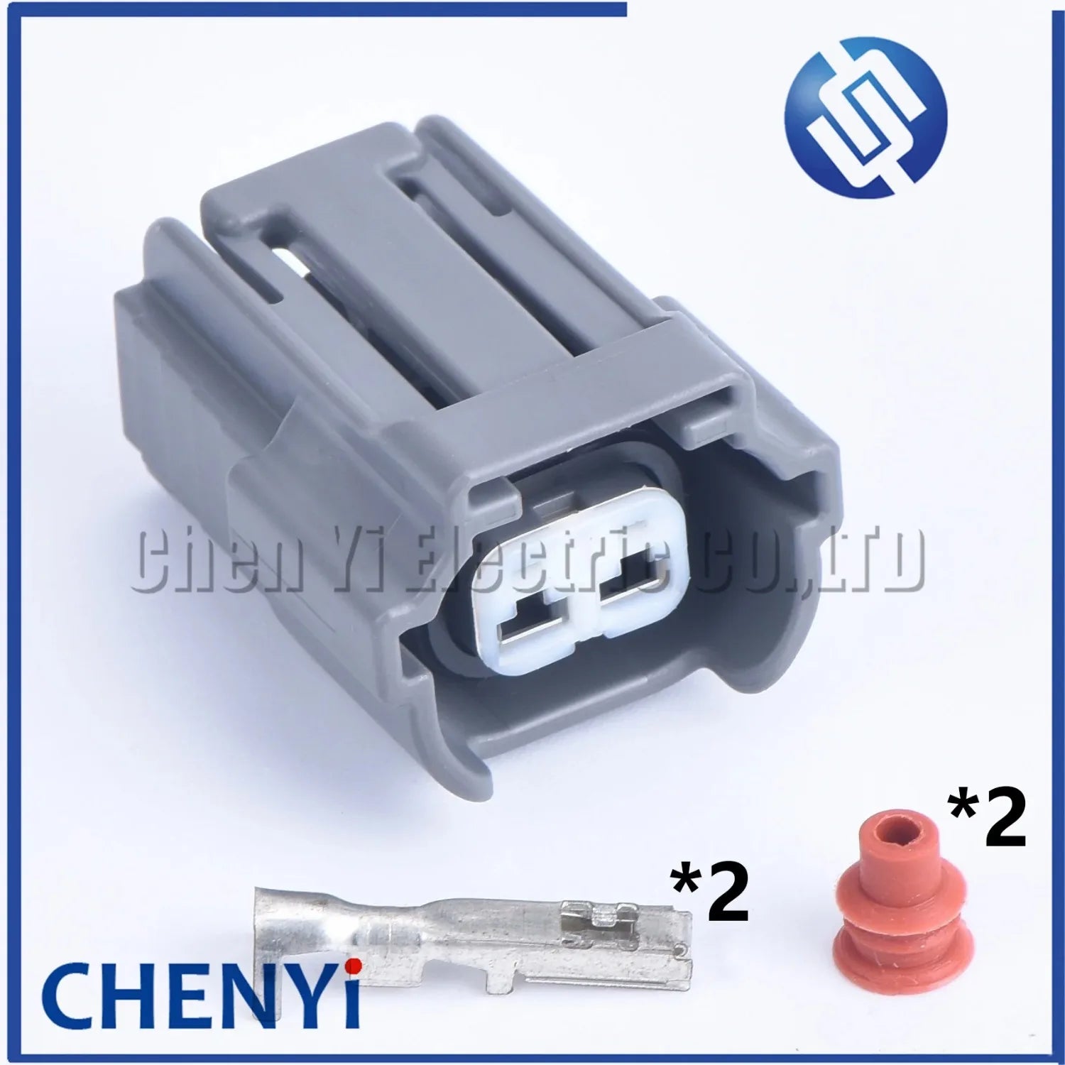 2 Pin Female Waterproof Auto Wire Connector Fuel Injector Car Plug 6195-0043 For Mazda Honda Toyota 2.2 mm DL 090