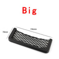 Universal Car Organizer Mesh Storage Bag Auto Paste Net Pocket Card Phone Holder Storage and Organization Car Accessories Amagi