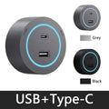 Wall Power Track Socket Rail – 40cm/50cm, 8000W, EU/US/UK Standard, USB & Type-C Ports, Movable Outlets