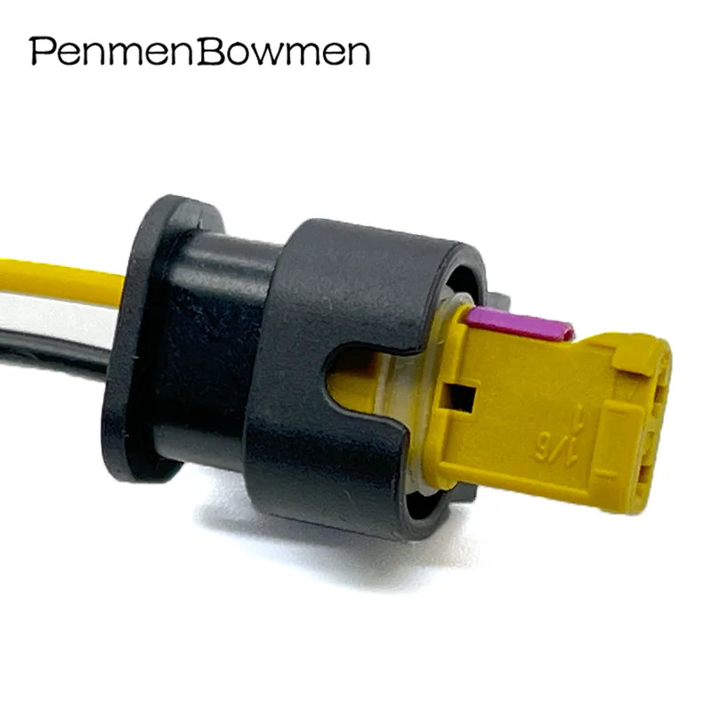 1 Ser 2 Pin Auto Fuel Injector Electrical Connectors Waterproof Female Wire Harness Plug 4F0973702A For Golf Jetta Passat Polo