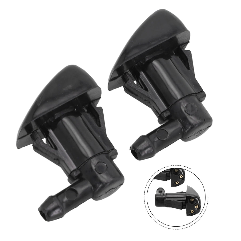 2Pcs Car Windscreen  Washer Jet  Spray Nozzle  For Hyundai For Tucson 986302E100 Dual Holes Windshield Nozzle Water Spray Jet
