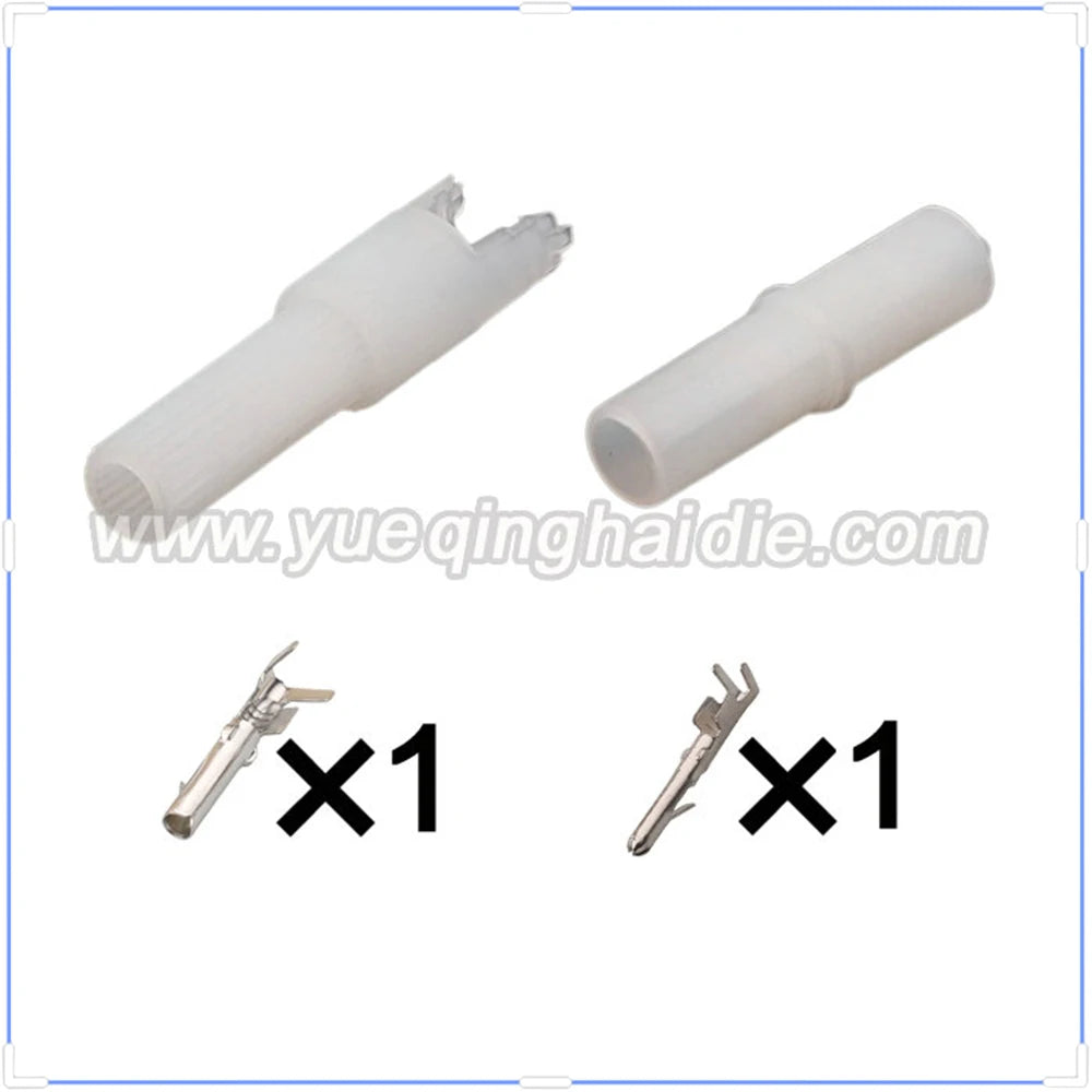 1 Pin Connectors Unsealed 2.1mm Male Female Connector Automotive Ecu Housing Cable Plug Wire Harness 1-480351-0 1-480349-0