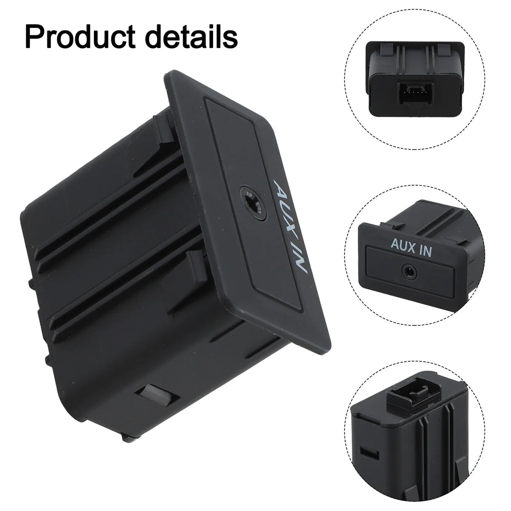 1 PCS  Car AUX Audio  Interface TD74-66-DFX 28425640 For  MAZDA Auxiliary Aux Stereo  Adaptor Audio Socket ABS  Construction