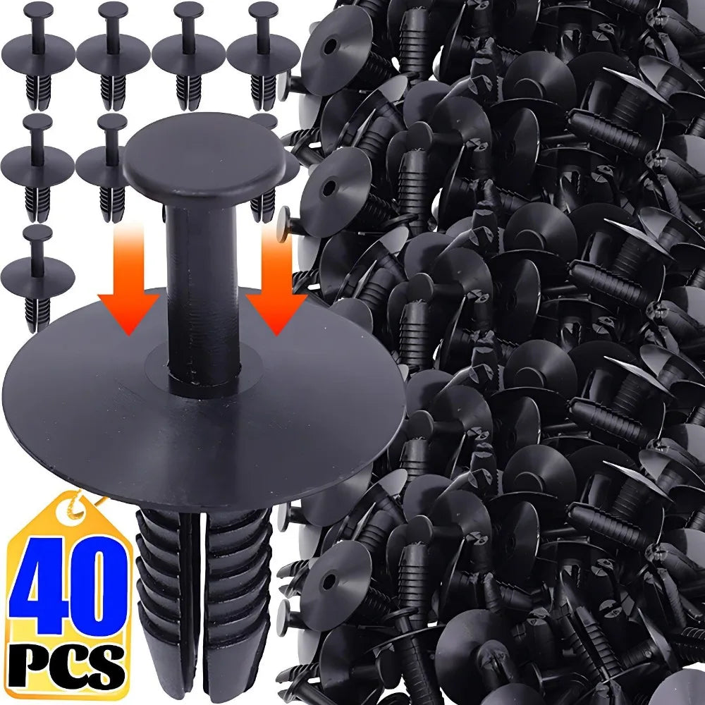 Car Bumper Moulding Clip Retainer Push Pin Rivet Fastener for BMW Mercedes Benz 3 5 7 Series Side Skirt Wheel Arch Trim Panel