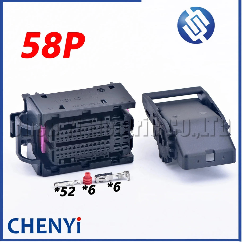 58/96/154 Pin Diesel Common Rail Engine Computer Board ECU Plug Connector 1928404781 1928404916 1034486098-05 For EDC16/17