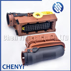 Brown 39 Pin Auto computer board ECU DCU Connector Socket Plug 6-1718323-1 6-1718325-1 1718327-1 6-1718321-3 With Pins Cover