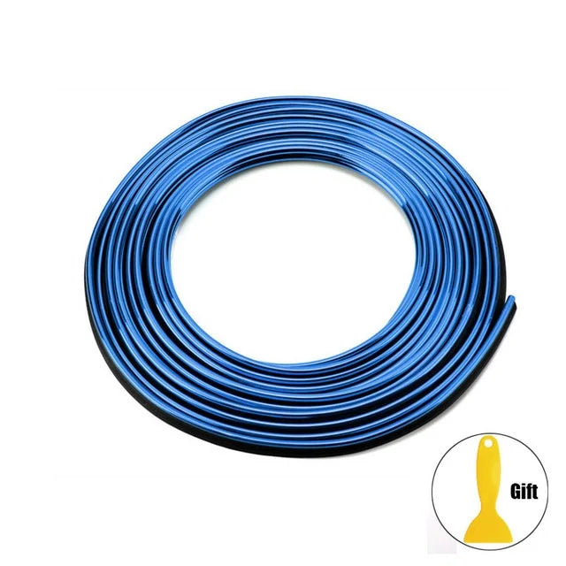 Car Styling Universal DIY Decoration Flexible Strips 5M/3M Interior Moulding Trim Strips Trim Dashboard Door Car-styling Tools