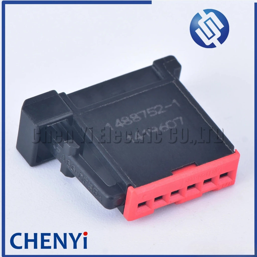 6 pin not waterproof female auto connector wiring harness plug car electric 1488752-1 1419607