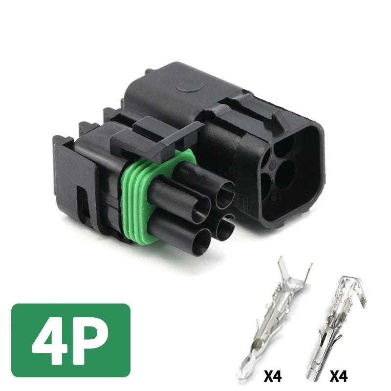 2.5 Series Automotive Waterproof Connector 1/2/3/4/6Pin Male And Female Plugs Haltech MAP TPS Wire Connector For GM