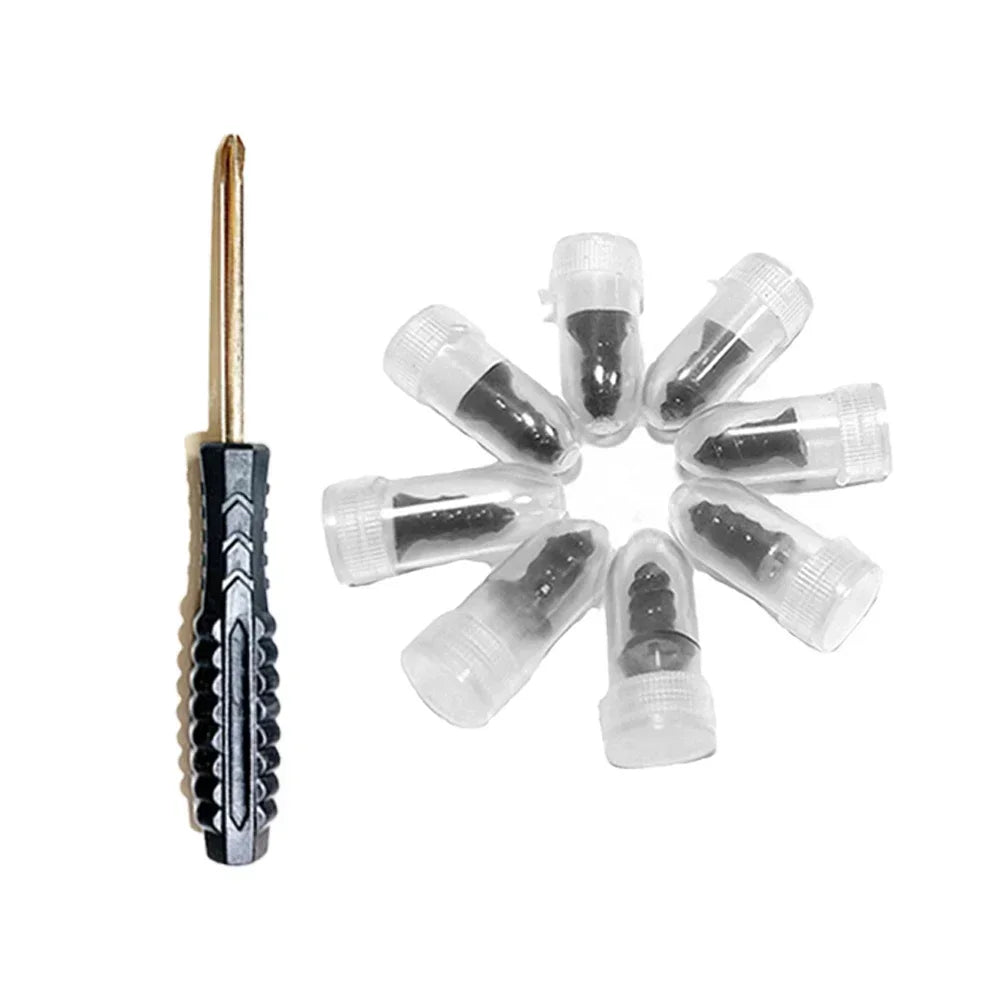 10/20Pcs Car Motorcycle Vacuum Tire Repair Nails Puncture Repairing for Truck Scooter Bike Tyre Rubber Strip Metal Nails Amagi