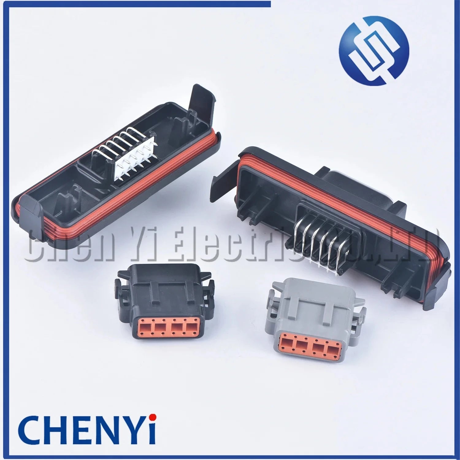 12 Pin bender seat waterproof connector PCB board plug DTM13-12PA-R008 DTM13-12PB-R008 DTM06-12SA DTM06-12SB For Deutch