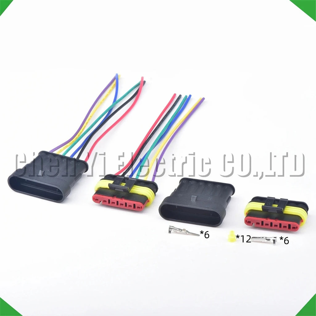 6 pin automotive waterproof connector accelerator pedal assembly acceleration black har...