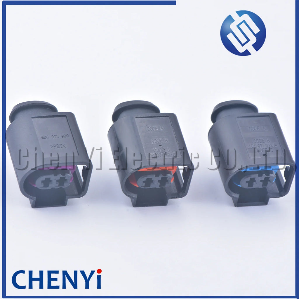 2 Pin Auto waterproof connector Alternator VAG SEAT fuel injector plug 4D0971992A 4D0971992B F237010-A 4D0971992 4D0 971 992