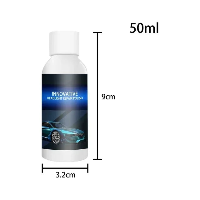 Car Headlight Restoration Crystal Oxidation Yellowing Repair Refurbishment Lens Headlight Polishing Refurbishing Kit Tools New