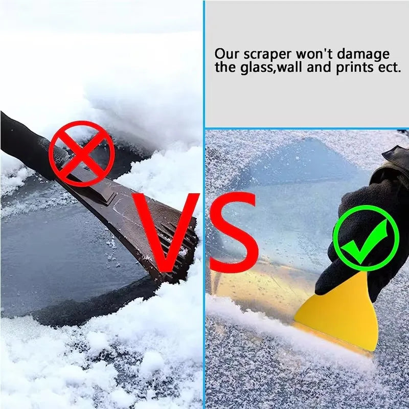 Yellow Scraper Car Film Application Tools Universal Auto Film Wrap Tint Tinted Sticker Scraper Hard Sticker Smooth Squeegee Kit