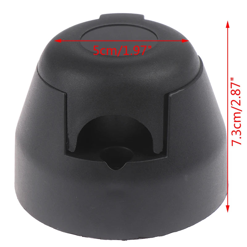 12V 7 Pin Round Standard European Car Plug Connector Plastic 7 Pin Socket Plugs For Trailers RVs Car Accessories