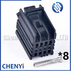8 Pin male or female Automotive connector Power amplifier Wire harness plug 7282-9022-30 7283-9028-30 For Ford Focus