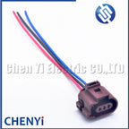 3 Pin Auto waterproof connector Daytime Running Light Wire harness Plug 3B0 973 703 A 3B0973703 3B0973703A