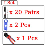 1/5 Sets Photovoltaic Solar PV Connector IP67 Y/T Type 30A 1000V 3-7 Way Branch Kit for PV/MC Cable 2.5/4/6mm² Battery Module