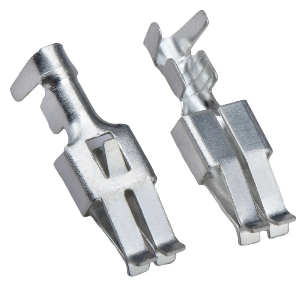 50 Pcs H62 6.3 MM series Automotive Connectors Female Wiring Terminal Brass tin plating Pins 925612-1 DJ6212-E6.3B