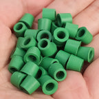Green Air Conditioning 100/50pcs 1/4'' Charging Hose 1/4'' Valve Gasket Manifold Repair Seal Kit Replacement Car Accessories New