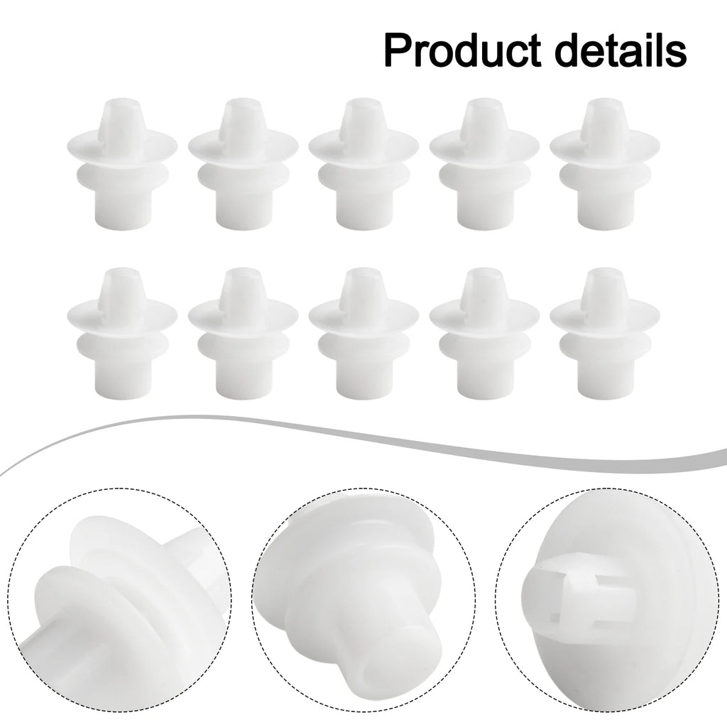 10pcs Car Interior Bumper Mud Guard Trim Clips For Smart For Fortwo 450 451 For Cabrio Coupe Rear Mudguard Fastener Kit Clips