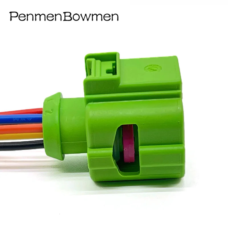 1 Set 6 Pin Auto Taillight Throttle Plug Connector with Cable Electronic Waterproof Harness For 4H0973713C 42505600 42515600