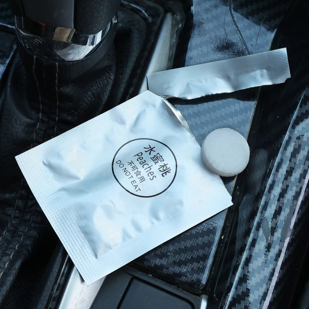 Car Air Freshener Replacement Tablet Flavor Supplement Solid Fragrance Scent Pads Perfume Refill for Air Vent Diffuser Purifier