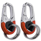 Carabiner Durable Snap Hook Key Ring Car Fashion Metal Keychain for Men with Waist Hanging Buckle for Business Gift Accessory