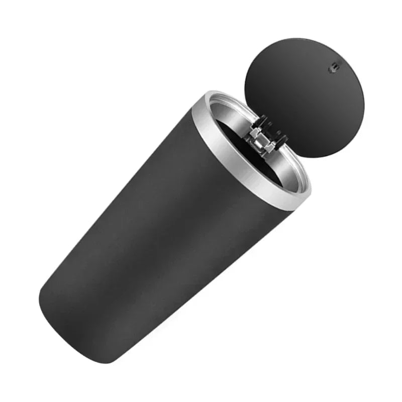 Auto Garbage Bin Ashtray Leak-proof Car Cup Holder Trash Can with Cover Storage Box Bucket Waterproof Acessory Amagi