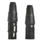 4/10/20PCS Gold-Plated 3-Pin XLR Male to Female Adapter, Balanced Audio Mic Connector for Microphone, Mixer, Speaker, Studio